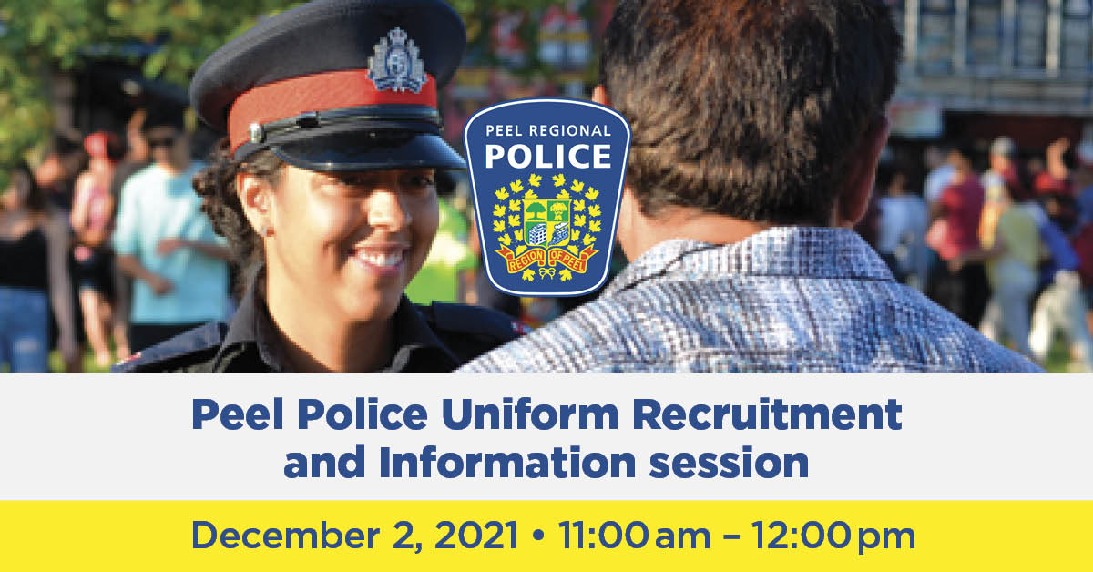 Peel Police Uniform Recruitment and Information Session - Job Skills